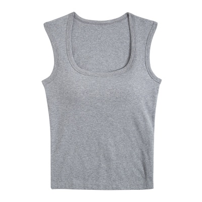 工字吊带背心女夏季2025新款带胸垫美背文胸一体外穿打底无袖上衣