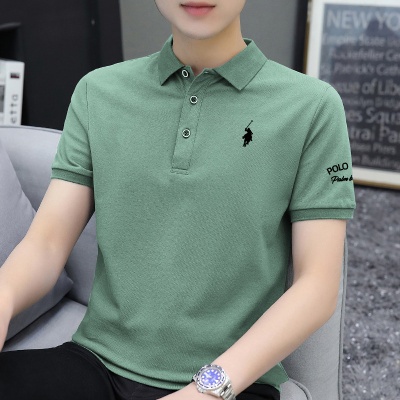 男士短袖保罗POLO衫高端商务夏季薄款珠地棉翻领t恤衬衫夏装上衣