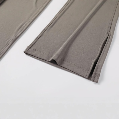 lulu砂洗Drapey Softstreme女士垂坠感喇叭裤LW5HBFA跨境定制现货