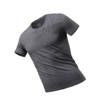 冰丝短袖t恤男夏季速干衣男士运动服男款上衣服中年爸爸装半袖T恤