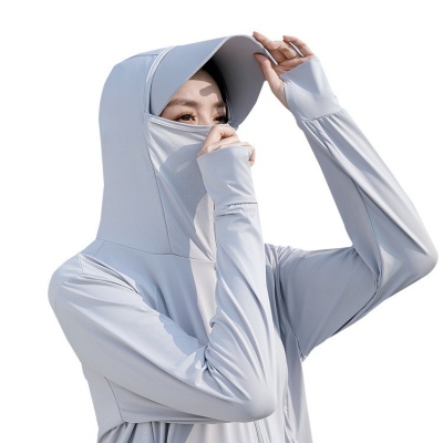 夏季新款防晒衣冰丝男女通用防晒服户外运动轻薄透气钓鱼防紫外线