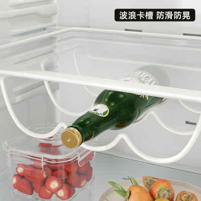 枫悦 创意铁艺日用家居厨房用品收纳挂架冰箱收纳架置物架啤酒架