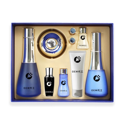 抗皱紧致化妆品oem贴牌代加工厂家补水保湿护肤品套盒定制小批量