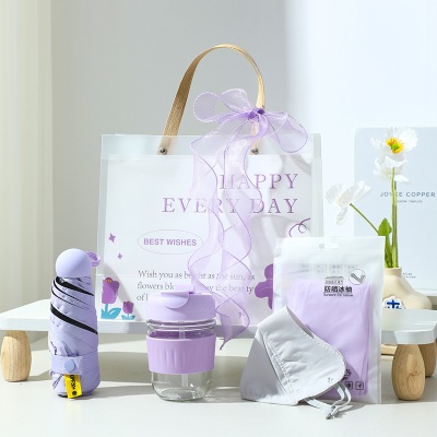 礼品套装夏日降温节日防暑风扇清凉礼物活动包伴手礼员工福利水杯