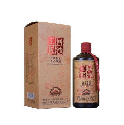 回沙工匠酒【品匠】酱香型白酒厂家直销一件批发纯粮固态发酵