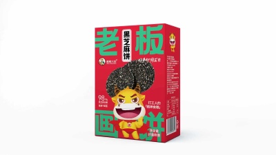 善粮大叔蜂蜜黑芝麻饼超市散装称重零食独立包装一箱十斤批发包邮