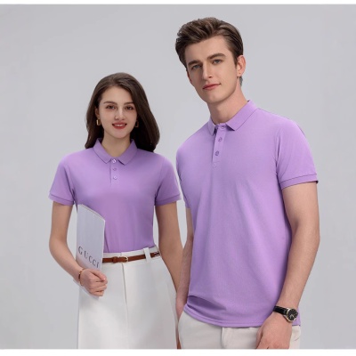 短袖polo衫定制工作服印logo企业广告衫活动服工装翻领男商务t恤