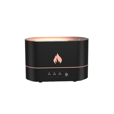 新款火焰香薰机usb充电自动喷香机精油香氛机家用吐圈水母加湿器