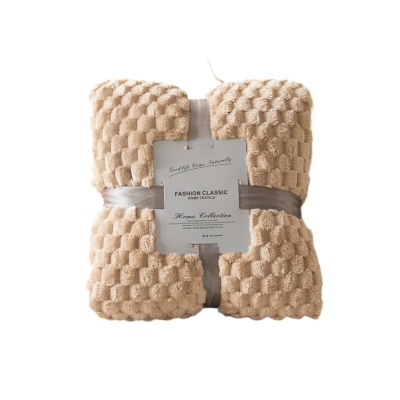 跨境加厚金龟绒毛毯龟背绒多功能午睡毯子学生珊瑚绒盖毯床单可定