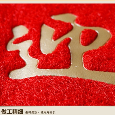 欢迎光临地毯出入平安门垫加厚进门地毯丝圈地垫门口脚垫进