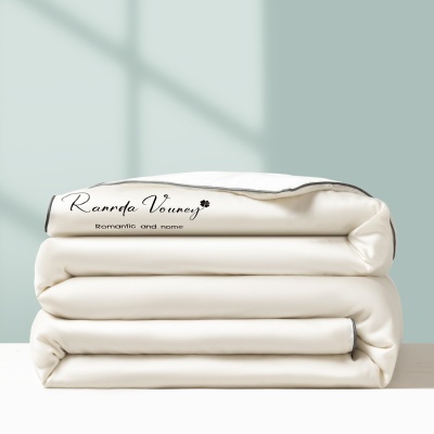 绣花款夏季轻奢水洗天丝凉感空调被四件套可机洗水洗家用夏被礼品