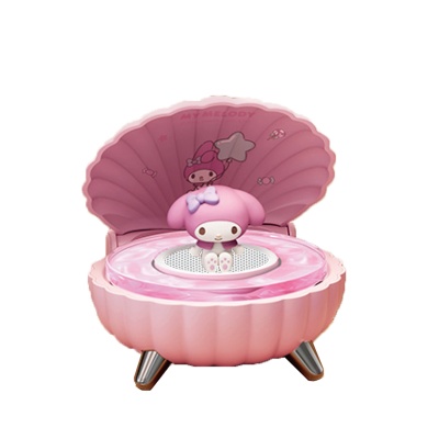 2024新款三丽鸥蓝牙音响 usb充电便携户外桌面家用贝壳小型音响