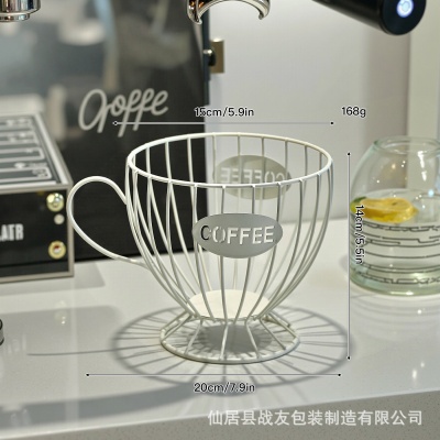 欧式轻奢零食糖果收纳架子咖啡店家居咖啡胶囊置物架方格展示架潮