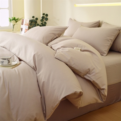 批发100全棉四件套a类母婴级新疆棉纯棉被套被罩床单床笠床上用品