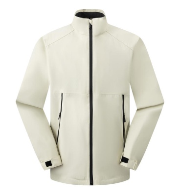 薄款冲锋衣户外防水防风登山服单层休闲外套纯色工作服定 制logo