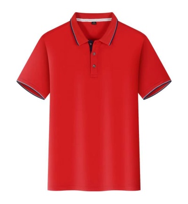 新款翻领短袖t恤印logo 企业工作服T恤衫 广告衫团体聚会工厂批发