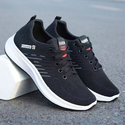 2025春季新款男鞋透气鞋子潮流休闲运动鞋网布面鞋批发户外跑步鞋