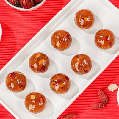 黄芪双参枸杞丸瓶装108g抖快直播同款传统糕点源头工厂手工爆品