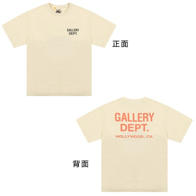 Gallery Dept 2024年夏季新款T恤男女情侣打底衫宽松个性一件代发